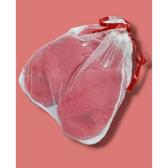 Flora Berry Rouge Super Soft Fuzzy Faux Fur Crossband Womens 7/8 House Slippers - Picture 4 of 16